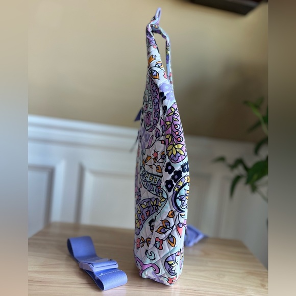 NWT Vera Bradley Essential Sling Backpack ~ MADDALENA PAISLEY ~ Full Size Cotton - Picture 3 of 10